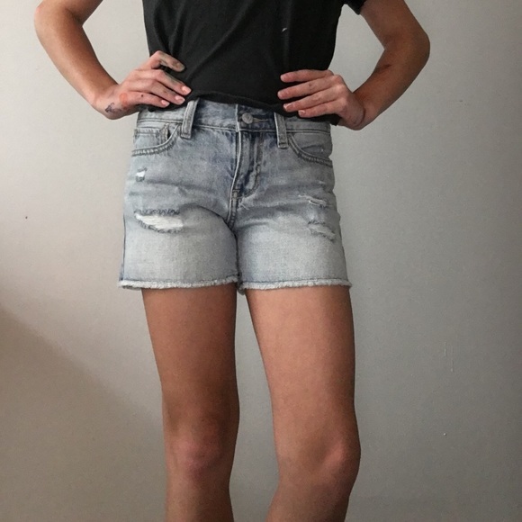 Old navy light washed high waisted shorts - Picture 1 of 4